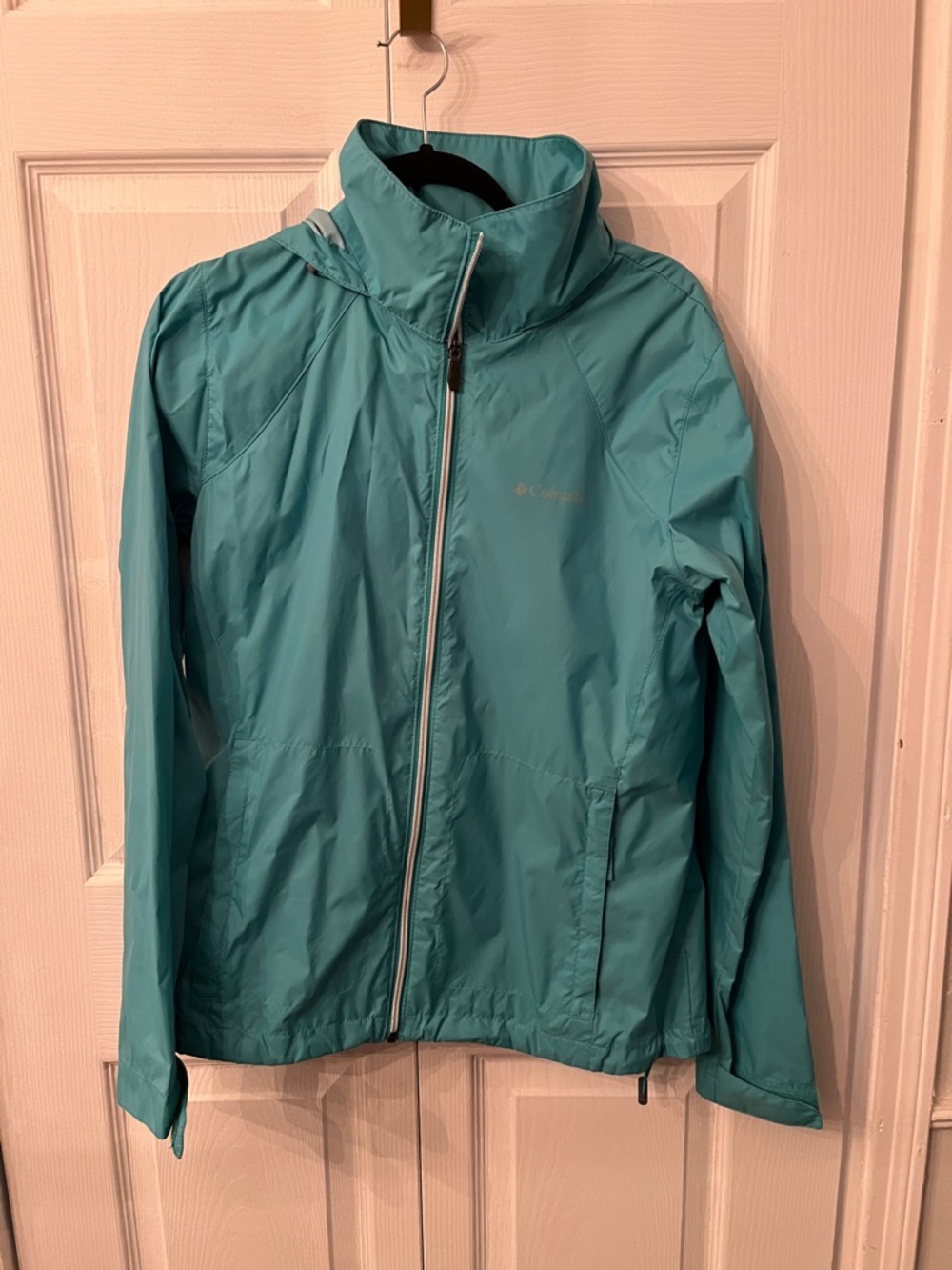 Columbia Women’s Teal Lightweight Windbreaker Jacket Size L